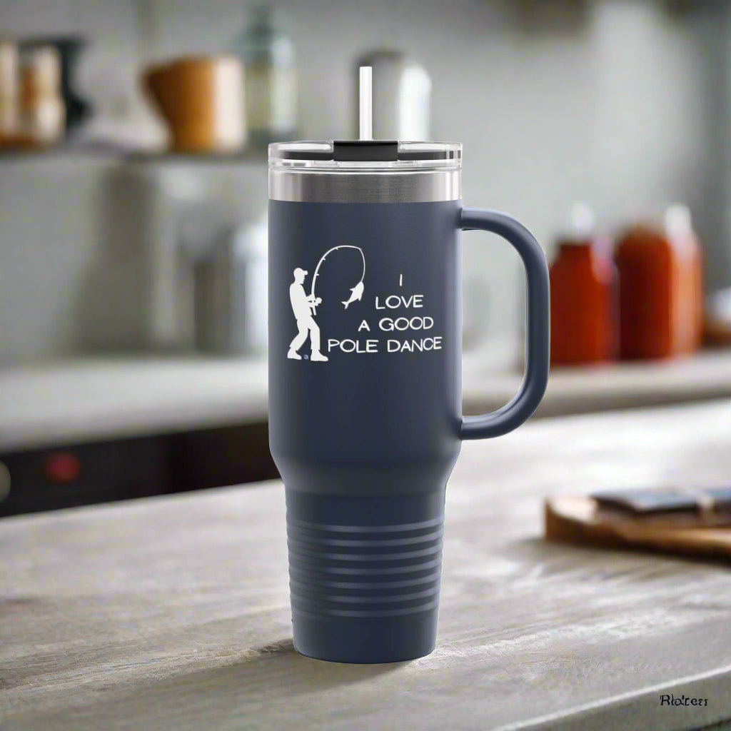 Pole Dance Polar Camel Insulated Travel Mug, 40oz