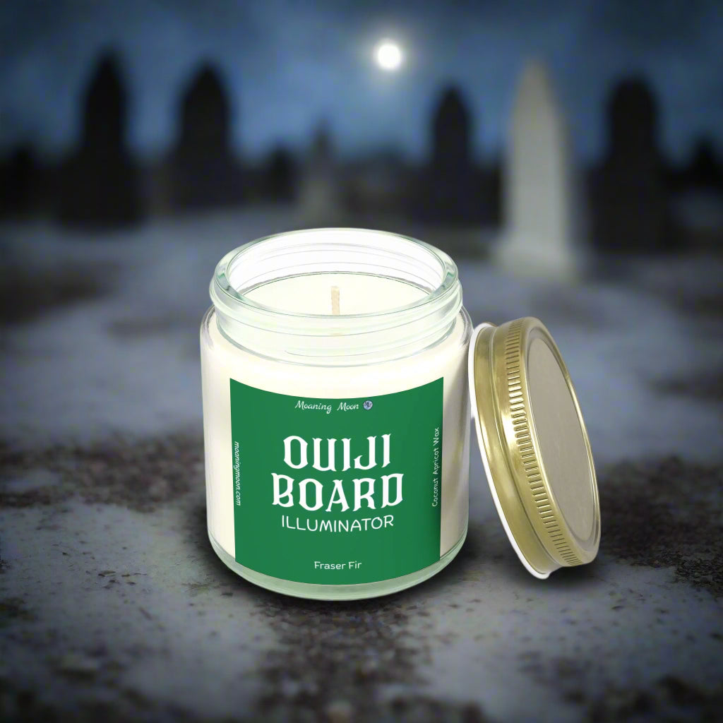 Ouiji Board Illuminator - Fraser Fir, Coconut Apricot Wax Candle