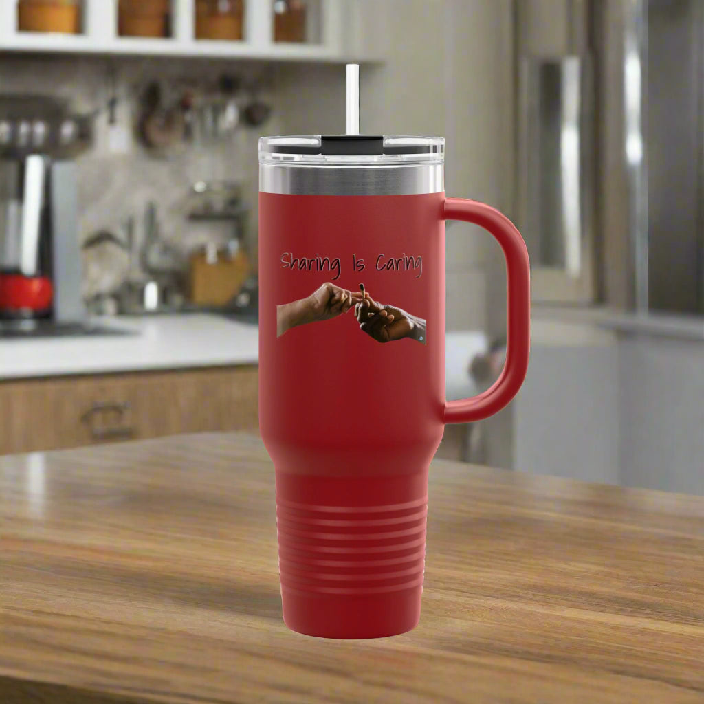 Sharing Is Caring 420 Polar Camel Insulated Travel Mug, 40oz