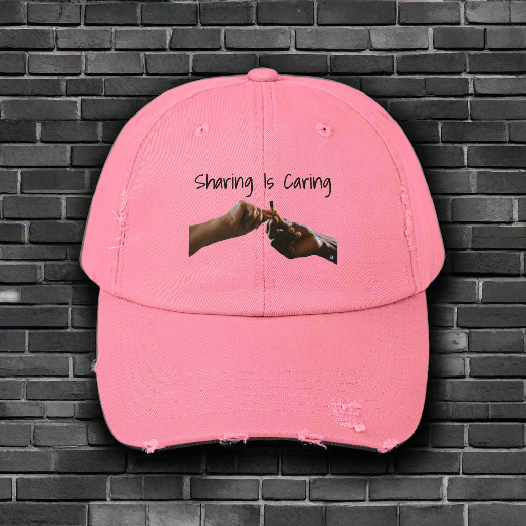 Sharing Is Caring Joint Distressed Cap