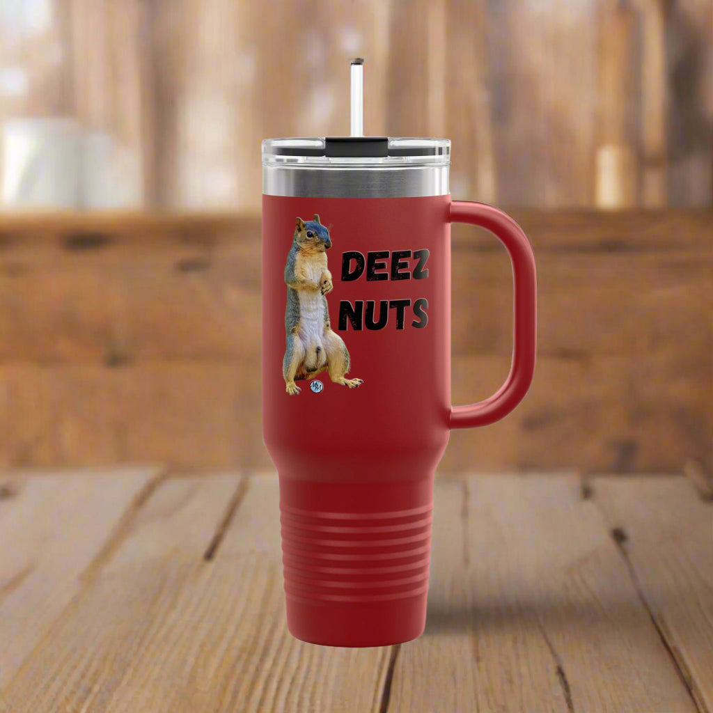Deez Nuts Polar Camel Insulated Travel Mug, 40oz