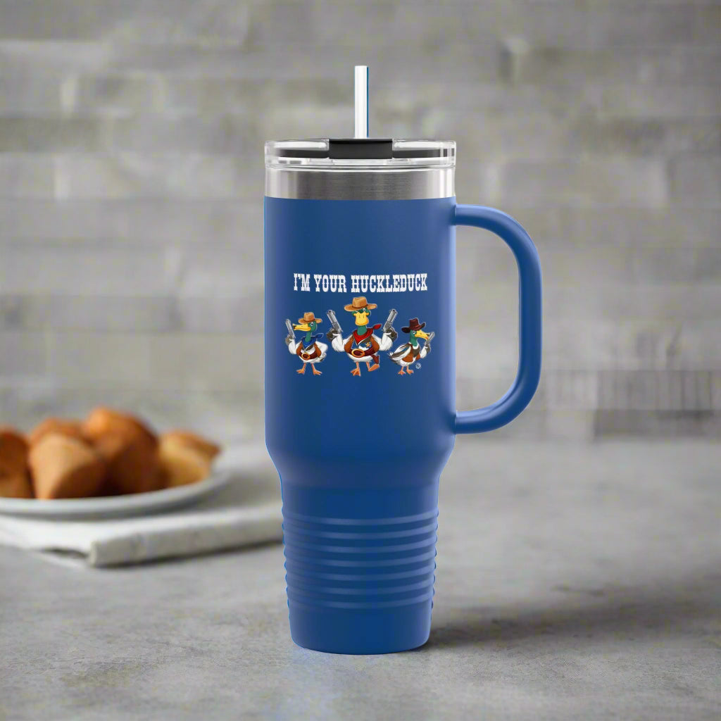 Huckleduck Polar Camel Insulated Travel Mug, 40oz