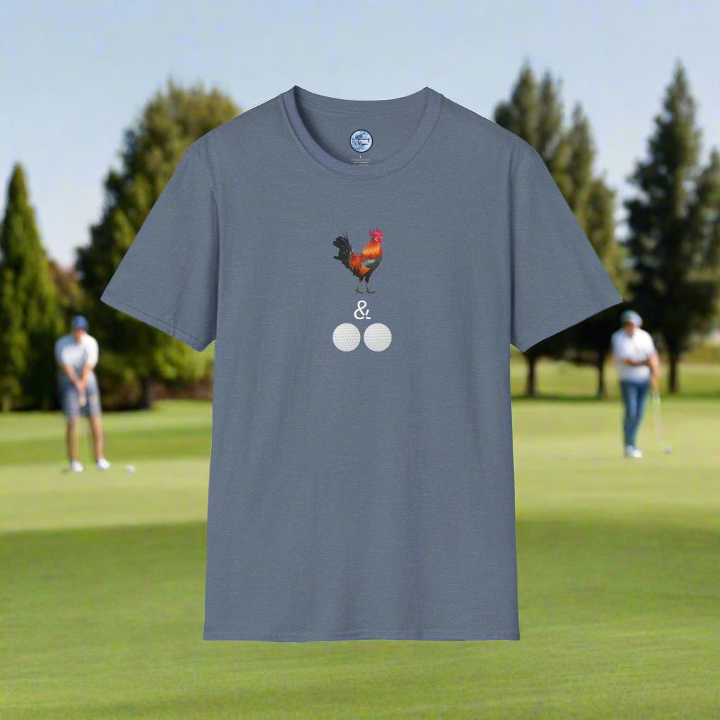 Cock & Golf Balls Men's T-Shirt