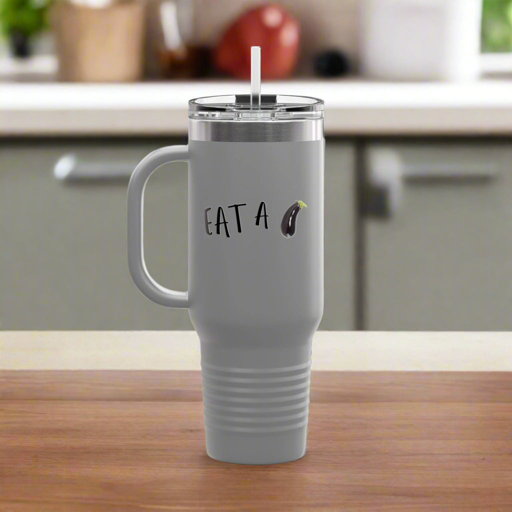 Eat A Dick Polar Camel Insulated Travel Mug, 40oz