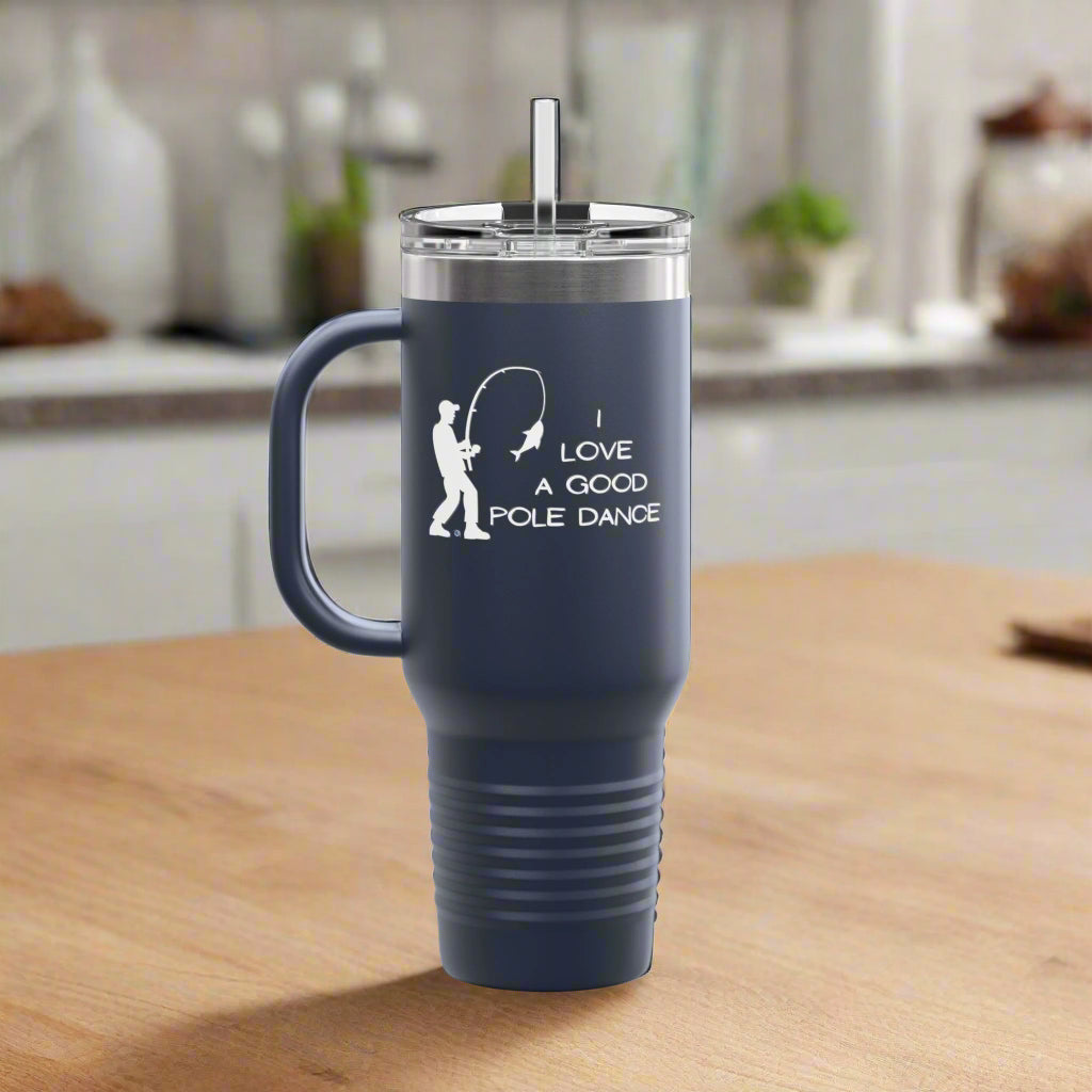 Pole Dance Polar Camel Insulated Travel Mug, 40oz