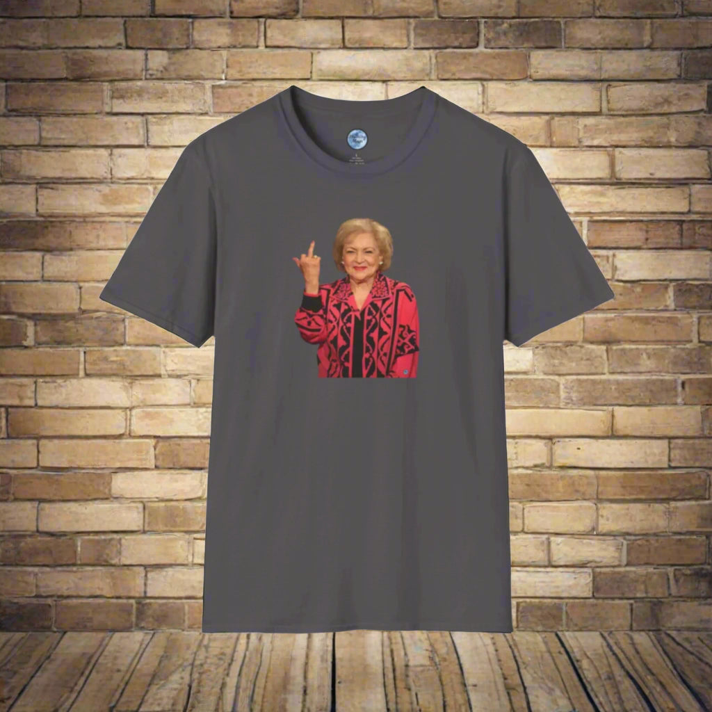 Betty White Middle Finger Men's T-Shirt
