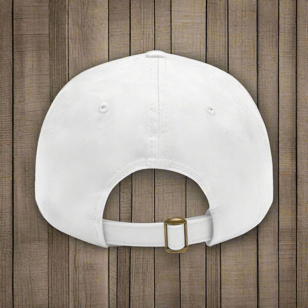 Sweet Pickle Dad Cap with Round Grey Leather Patch