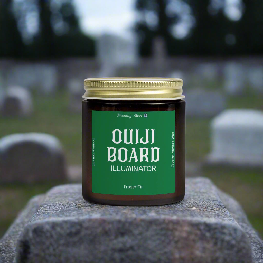 Ouiji Board Illuminator - Fraser Fir, Coconut Apricot Wax Candle
