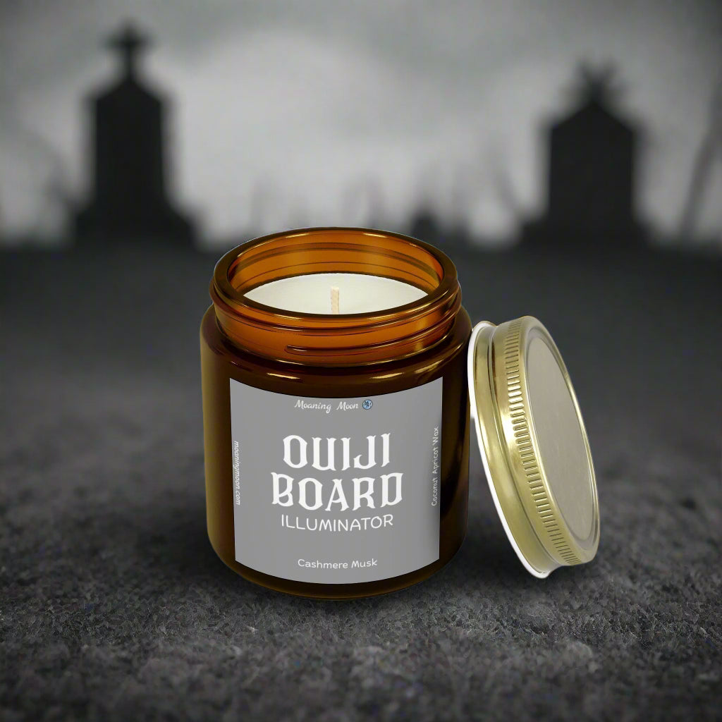 Ouiji Board Illuminator - Cashmere Musk, Coconut Apricot Wax Candle