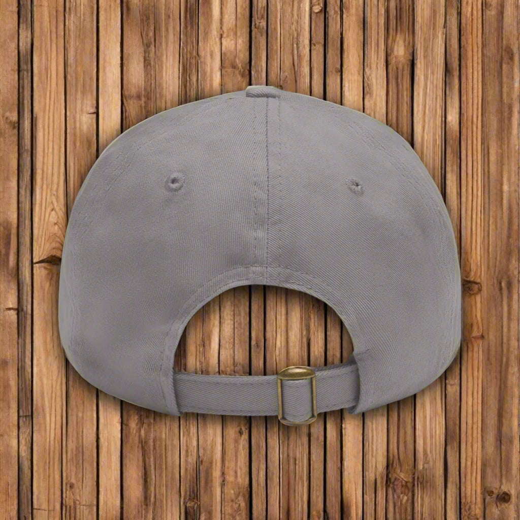 Sweet Pickle Dad Cap with Round Pink Leather Patch