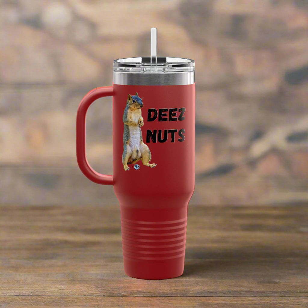 Deez Nuts Polar Camel Insulated Travel Mug, 40oz