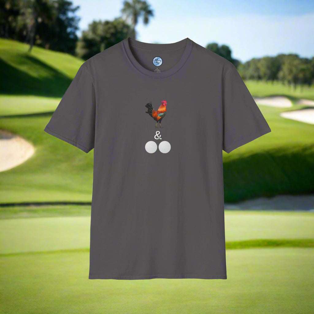 Cock & Golf Balls Men's T-Shirt