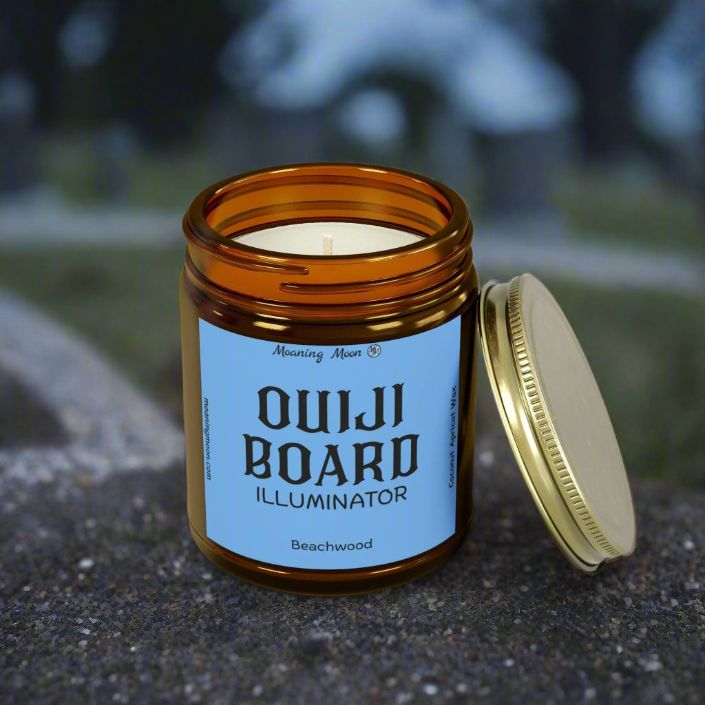 Ouiji Board Illuminator - Beachwood, Coconut Apricot Wax Candle