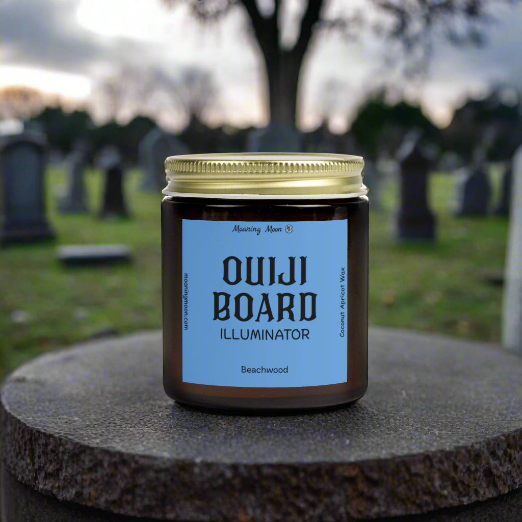 Ouiji Board Illuminator - Beachwood, Coconut Apricot Wax Candle