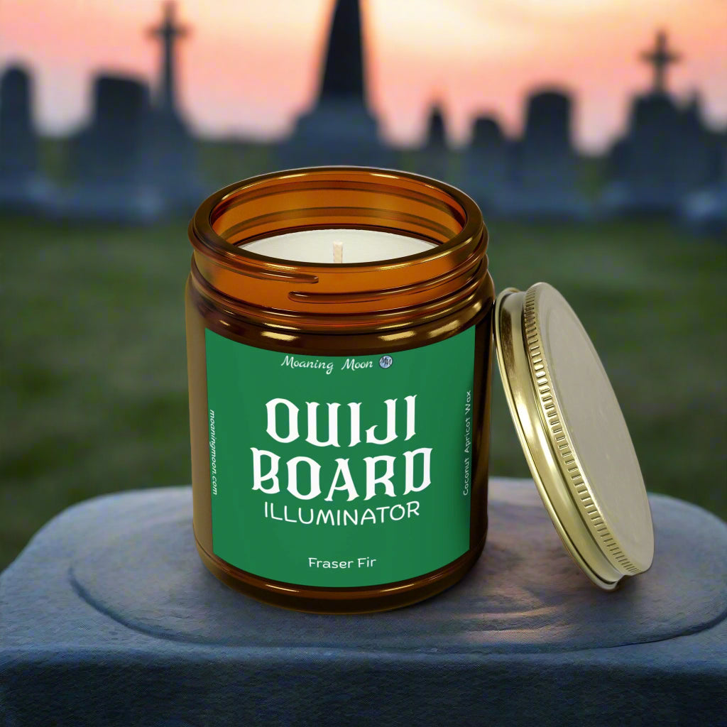 Ouiji Board Illuminator - Fraser Fir, Coconut Apricot Wax Candle