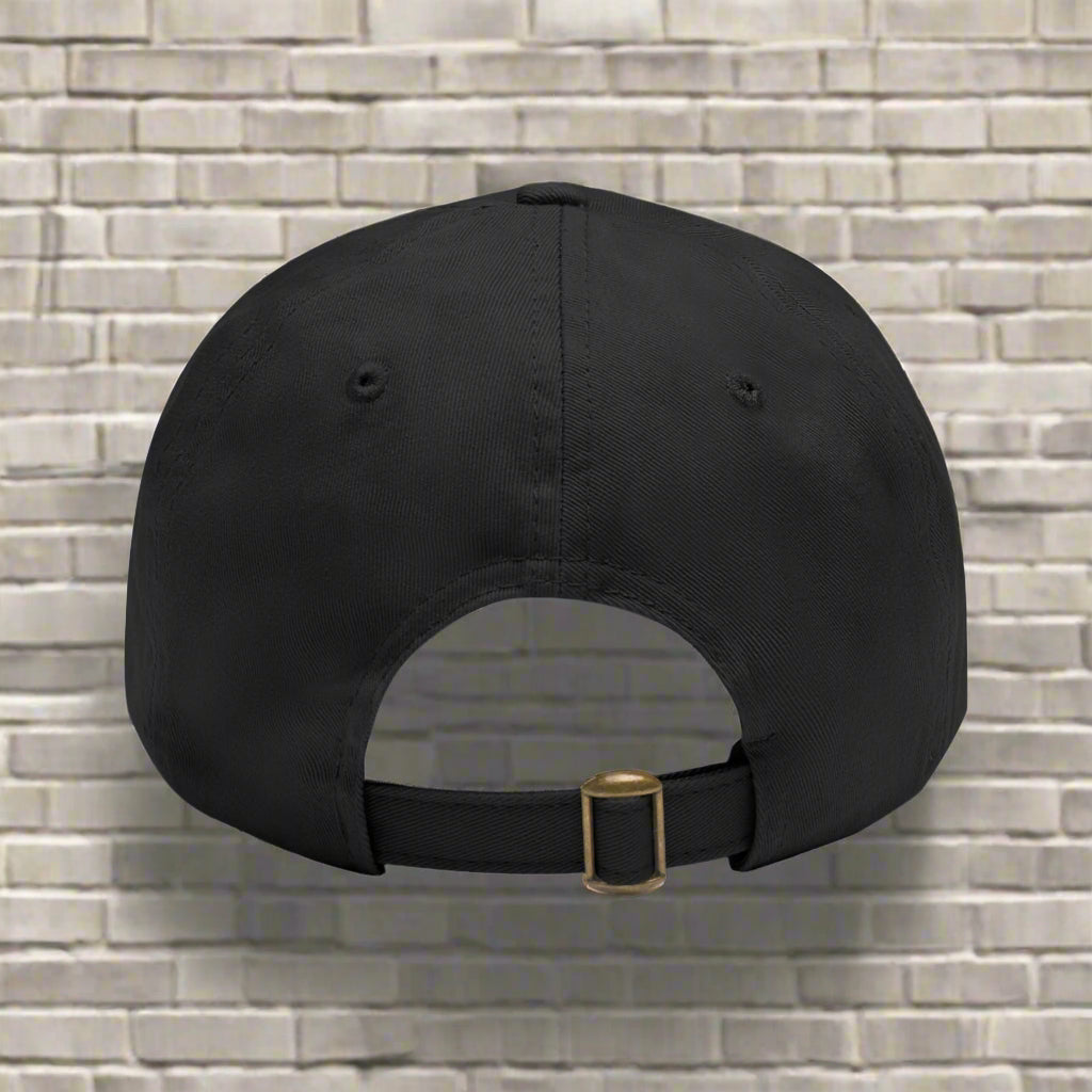 Sweet Pickle Dad Cap with Round Grey Leather Patch