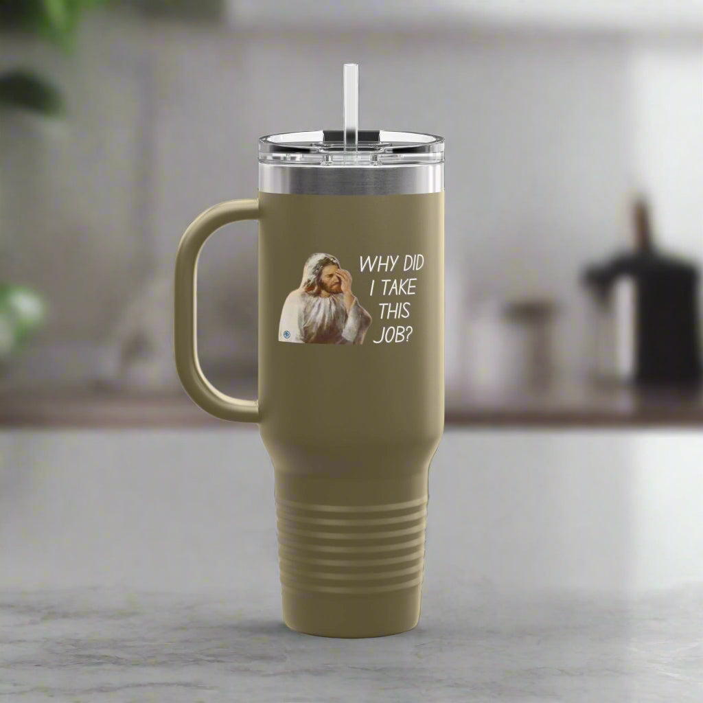 Why This Job Polar Camel Insulated Travel Mug, 40oz