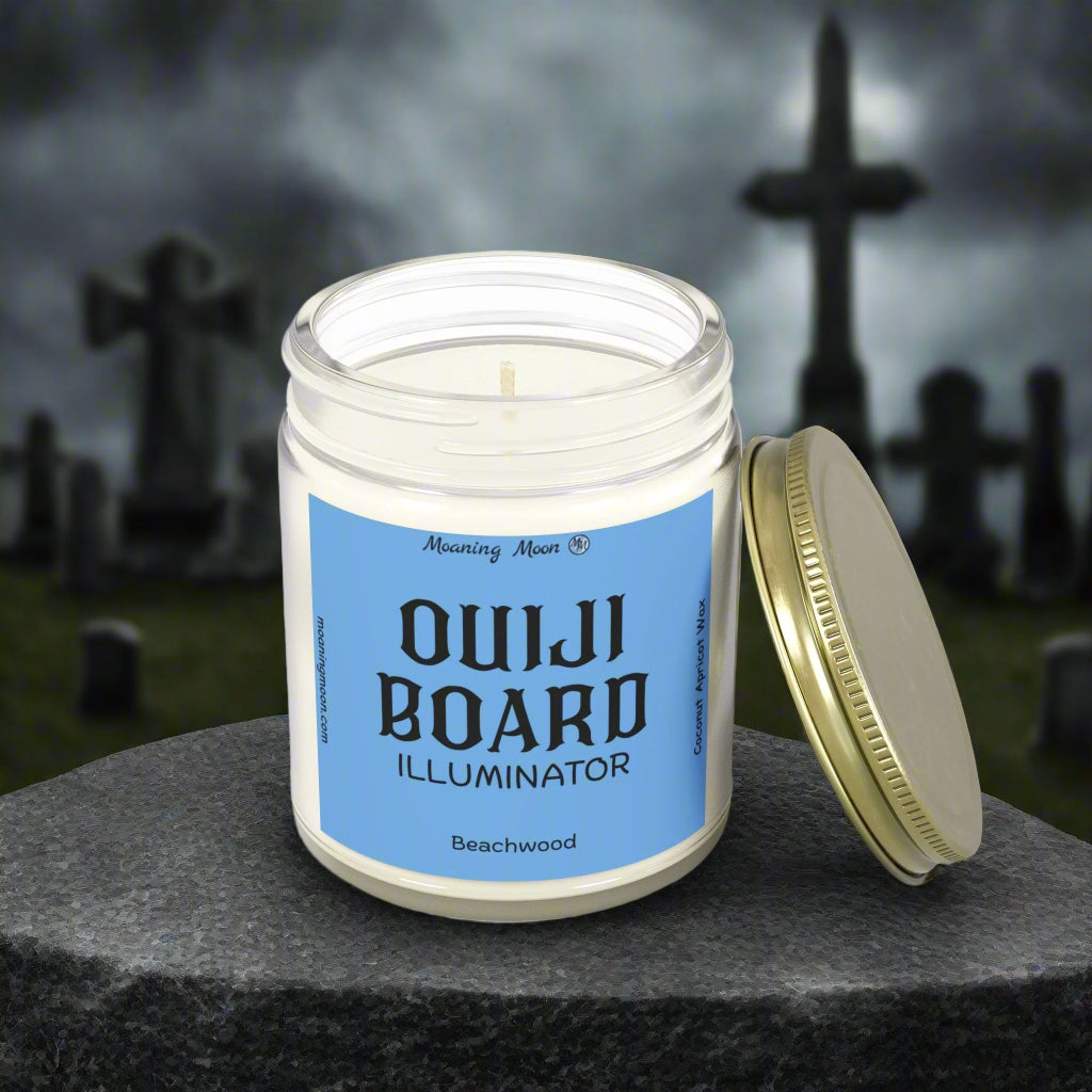 Ouiji Board Illuminator - Beachwood, Coconut Apricot Wax Candle