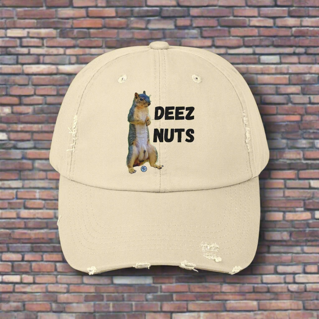 Deez Nuts Distressed Cap