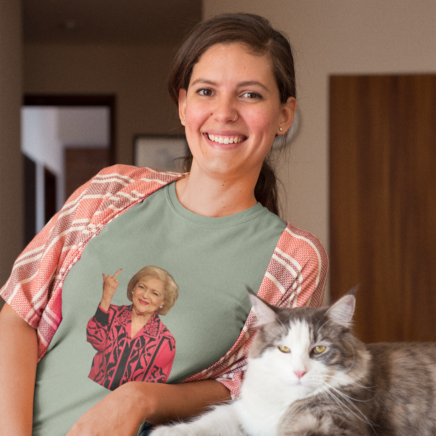 Betty White Middle Finger Women's T-Shirt