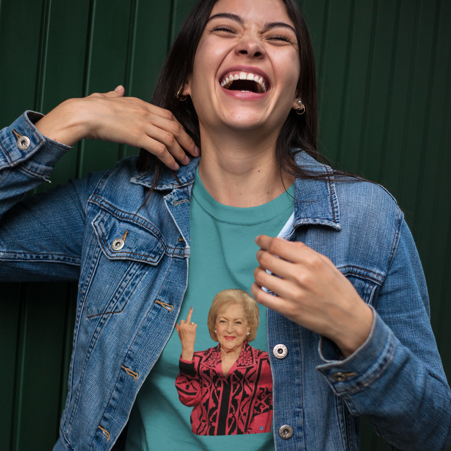 Betty White Middle Finger Women's T-Shirt