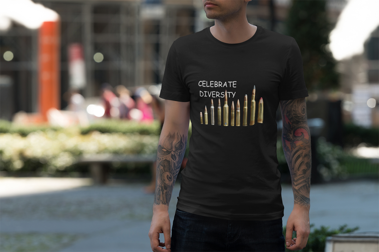 Celebrate Diversity - Ammo Men's T-Shirt