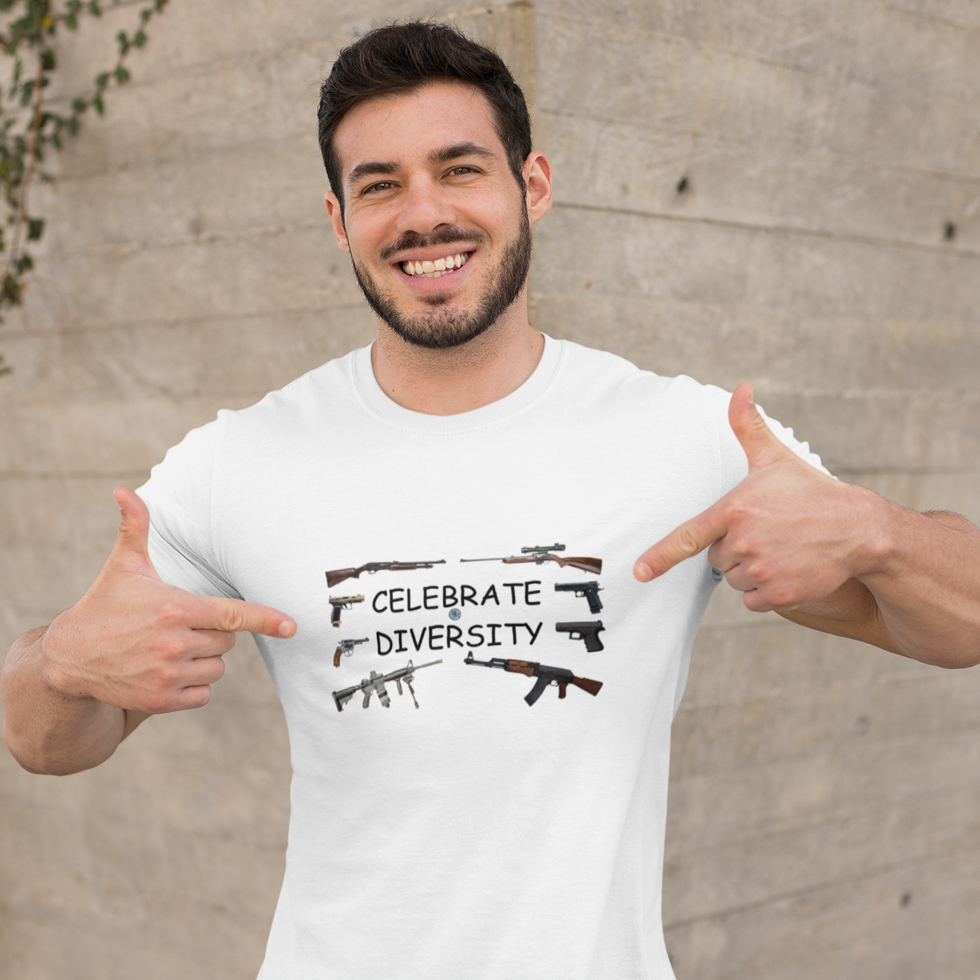 Celebrate Diversity - Guns Men's T-Shirt