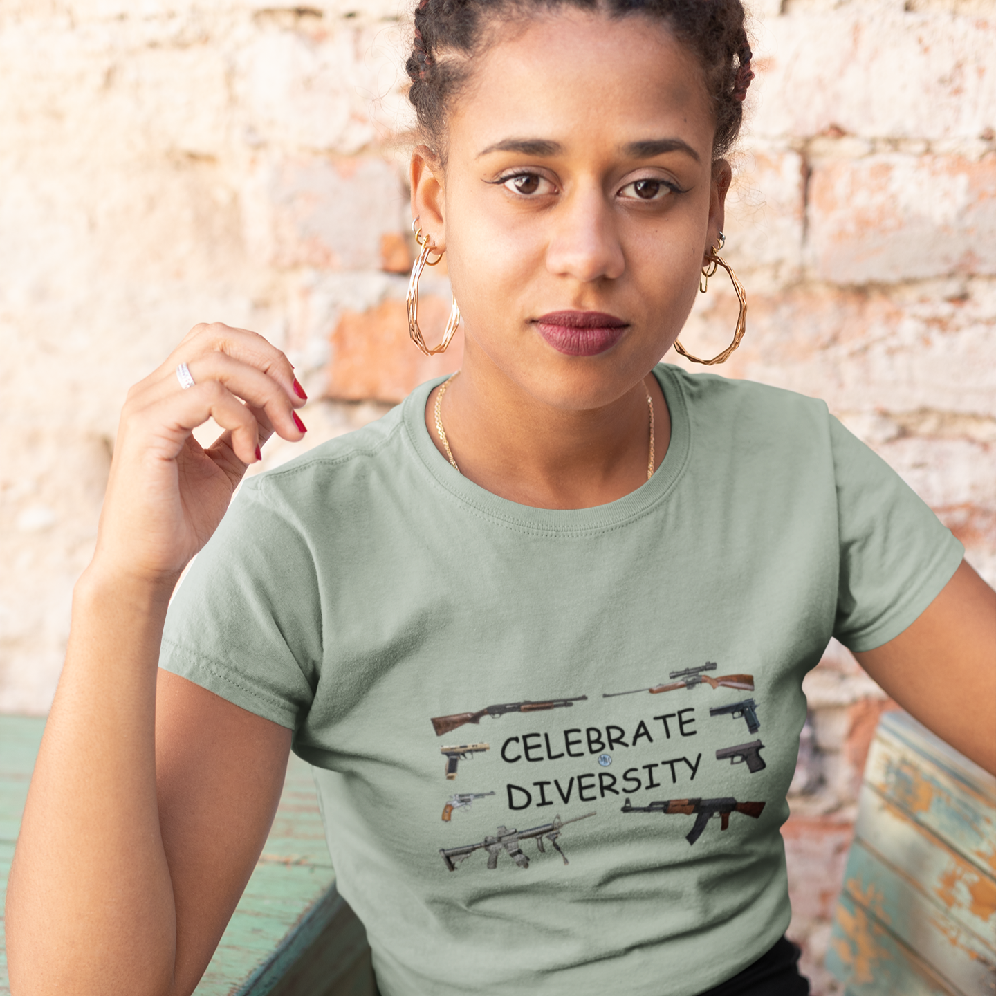 Celebrate Diversity - Guns Women's T-Shirt