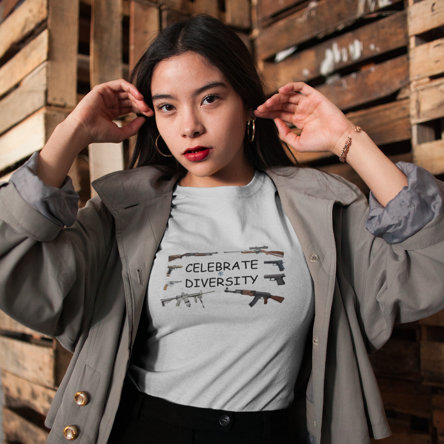 Celebrate Diversity - Guns Women's T-Shirt