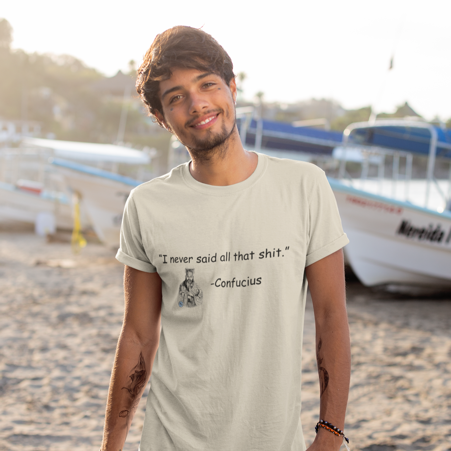 Confucius Said Men's T-Shirt