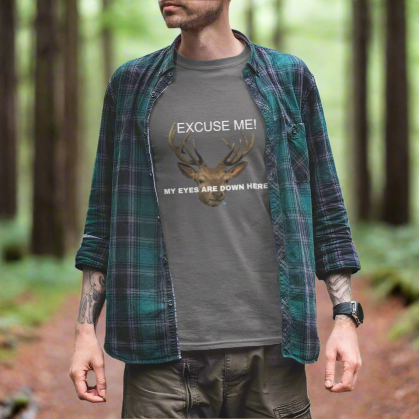 Eyes Down Here Buck Men's T-Shirt