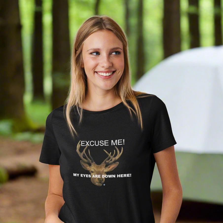 Eyes Down Here Buck Women's T-Shirt