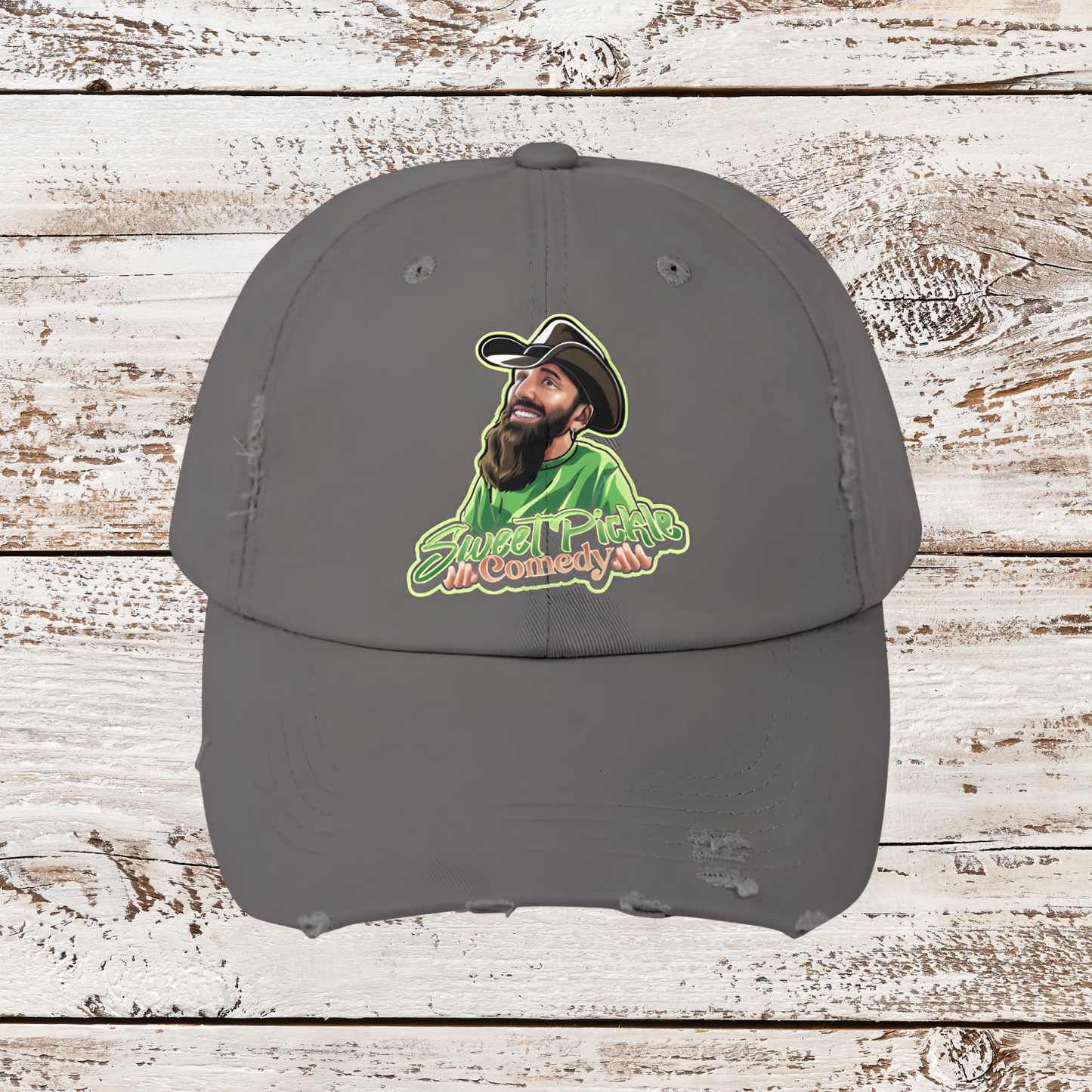 Sweet Pickle Distressed Cap