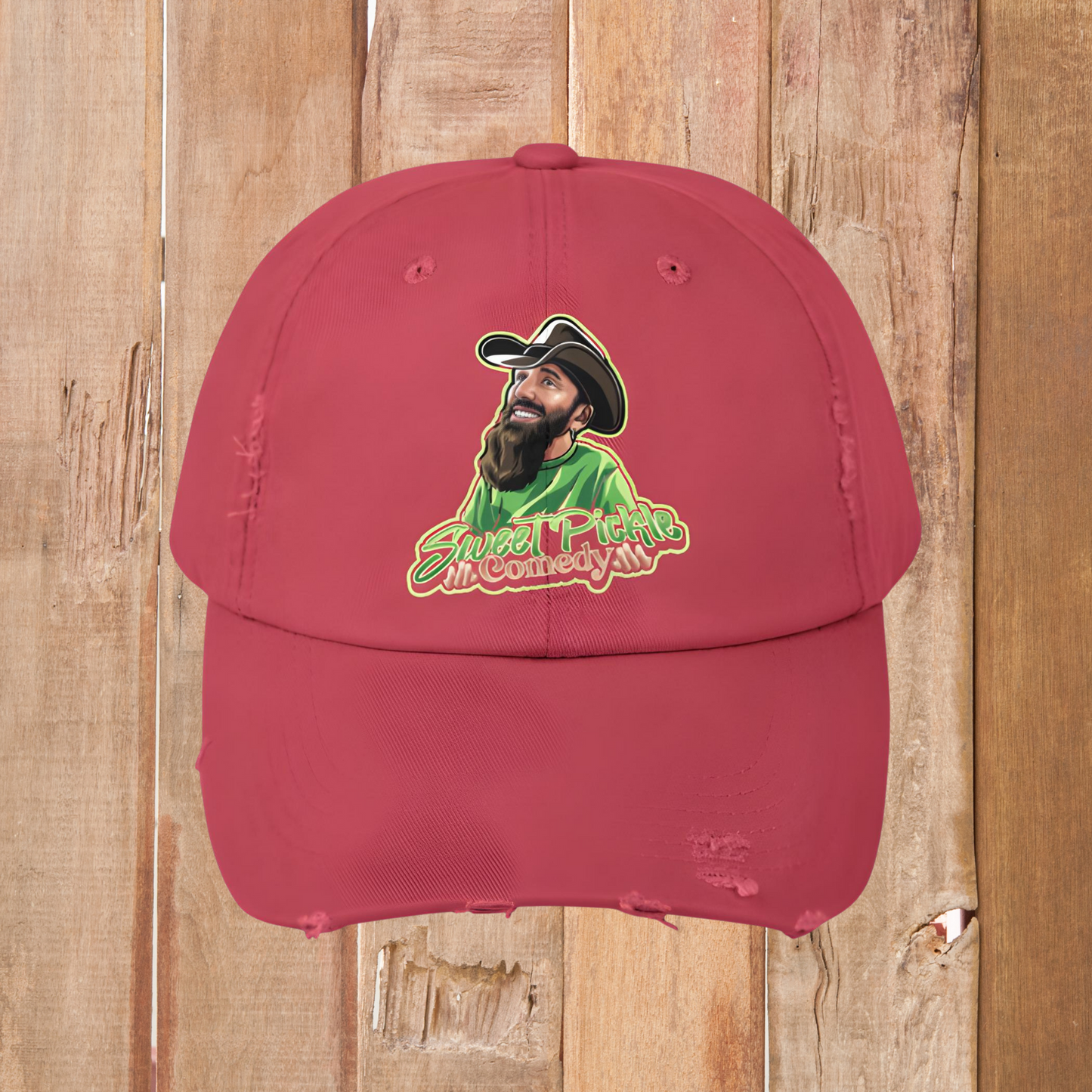 Sweet Pickle Distressed Cap