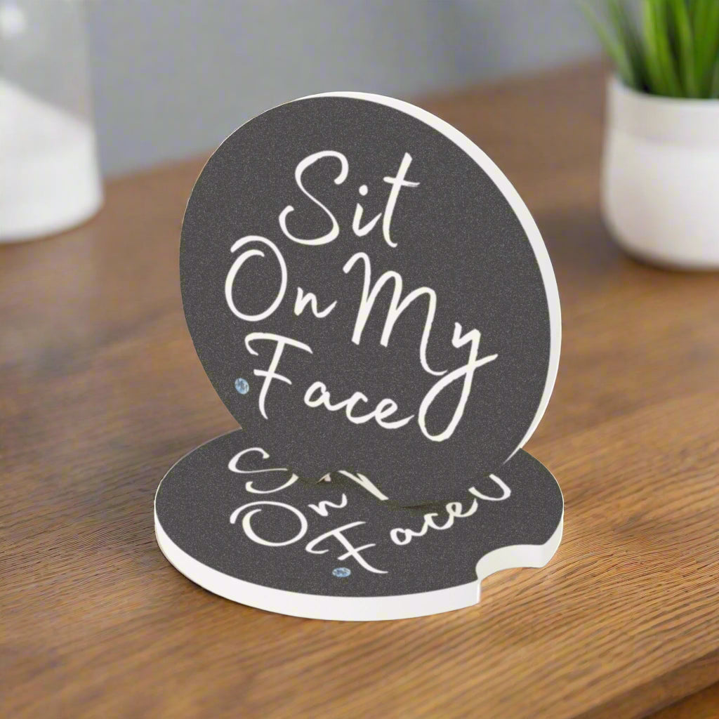 Rock On Soapstone Car Coaster