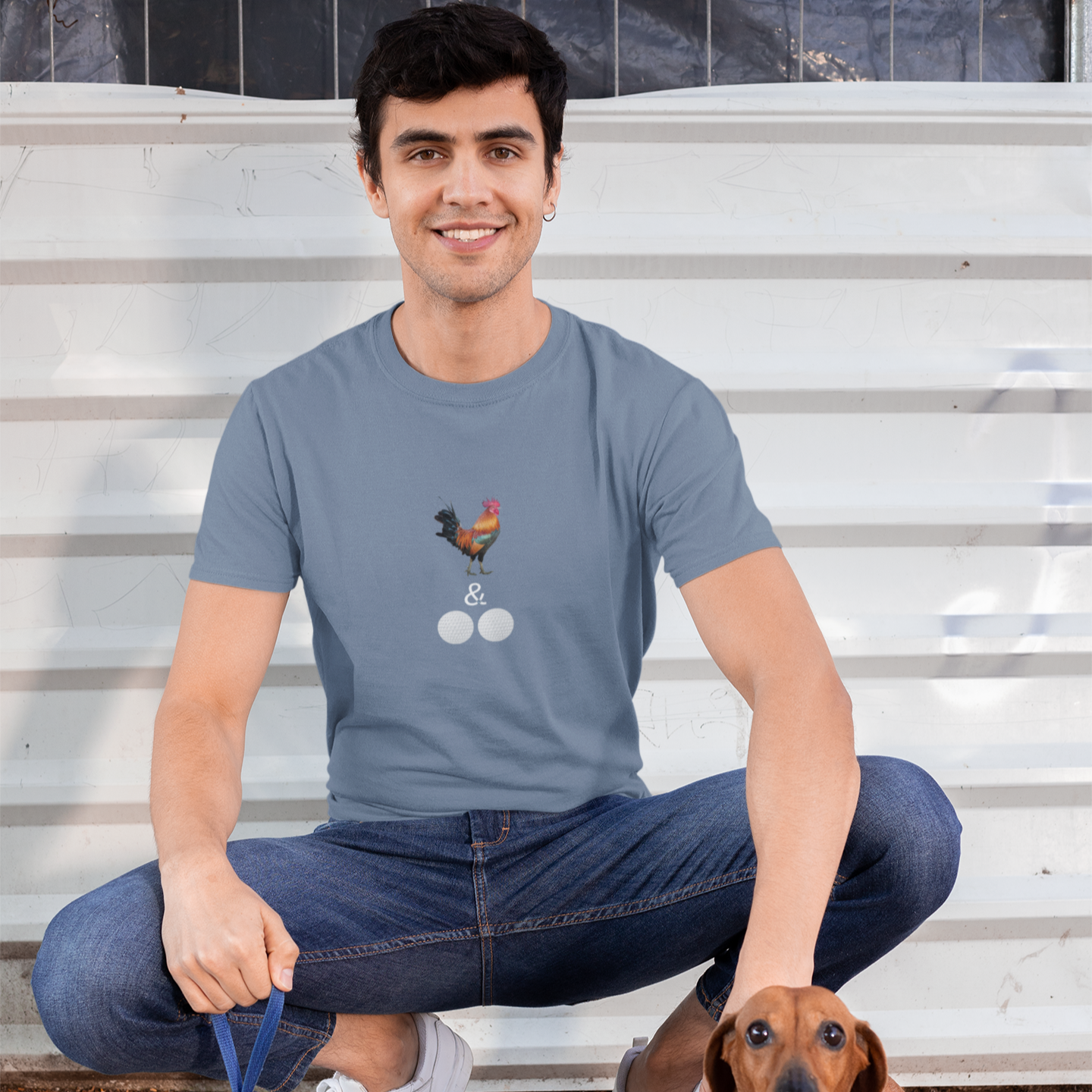 Cock & Golf Balls Men's T-Shirt