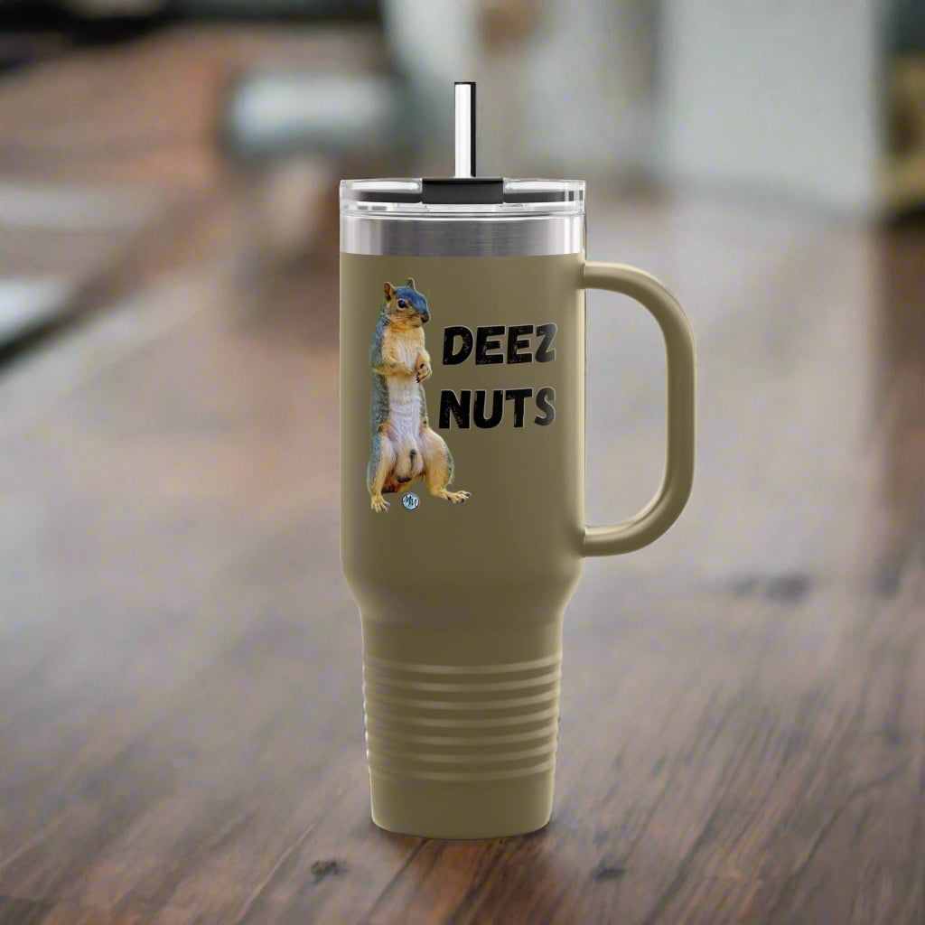 Deez Nuts Polar Camel Insulated Travel Mug, 40oz