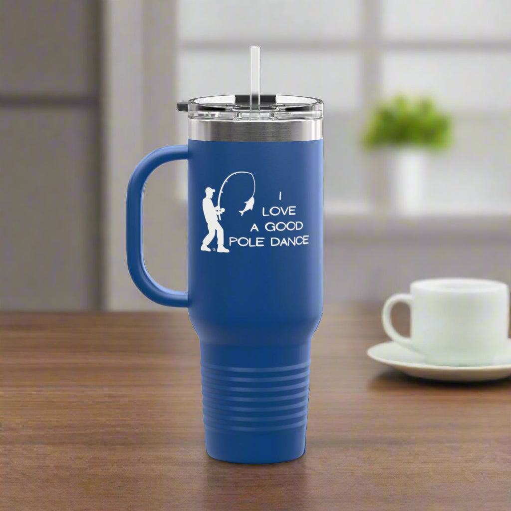 Pole Dance Polar Camel Insulated Travel Mug, 40oz