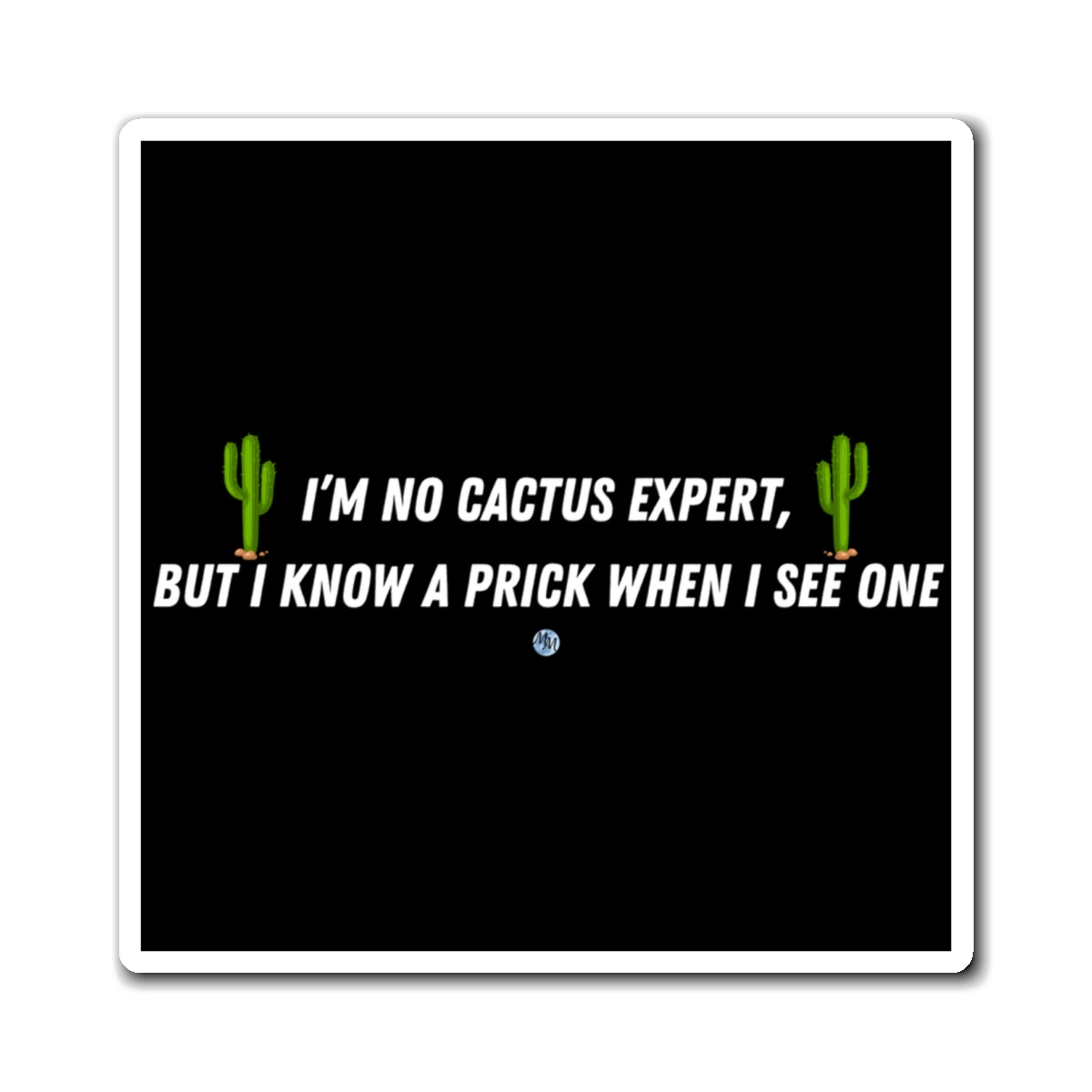 Cactus Expert Square Magnet