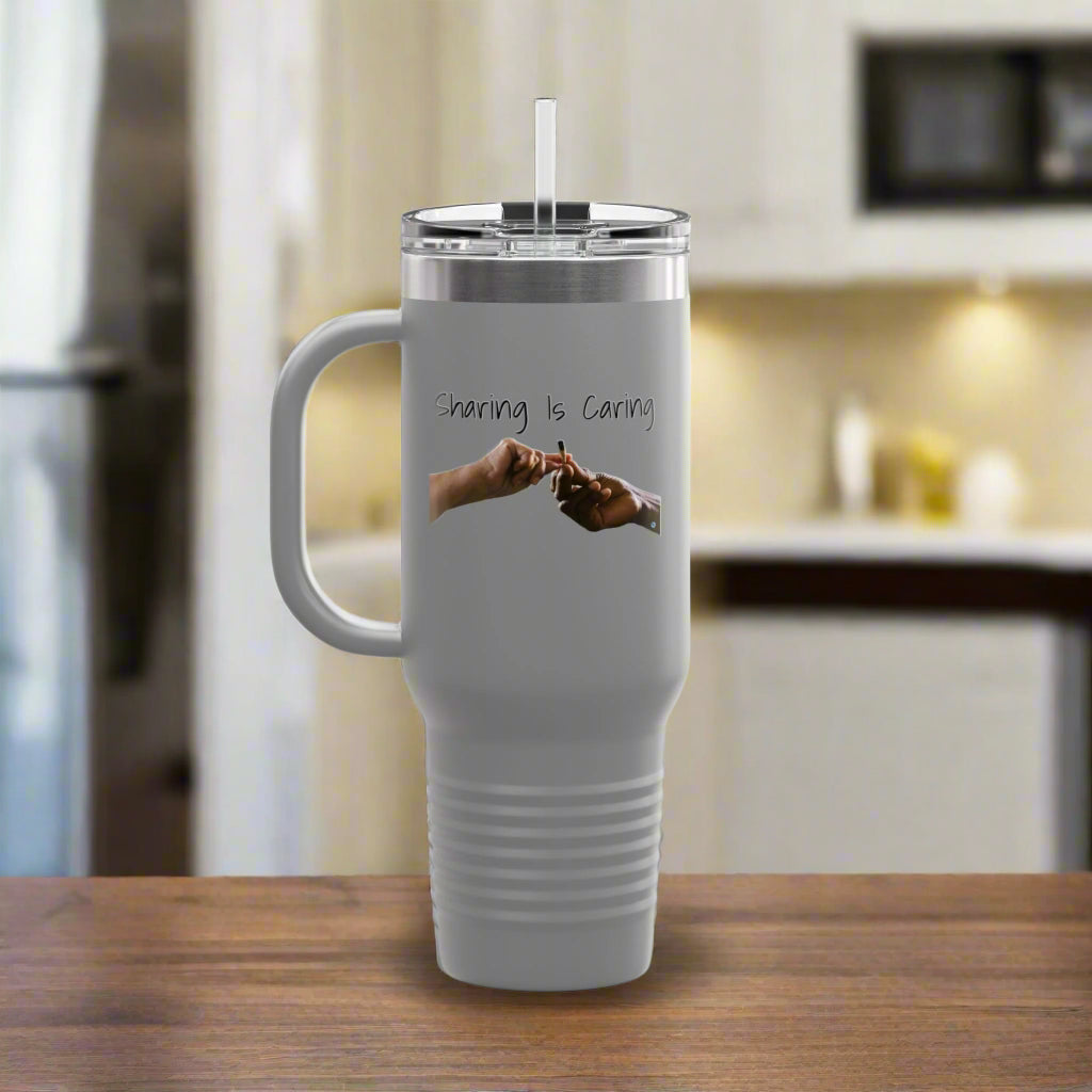 Sharing Is Caring 420 Polar Camel Insulated Travel Mug, 40oz