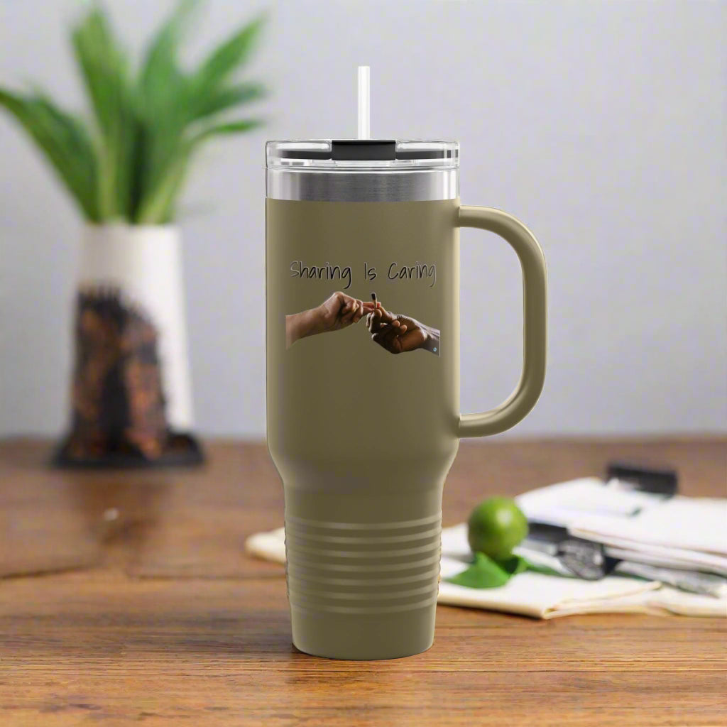 Sharing Is Caring 420 Polar Camel Insulated Travel Mug, 40oz