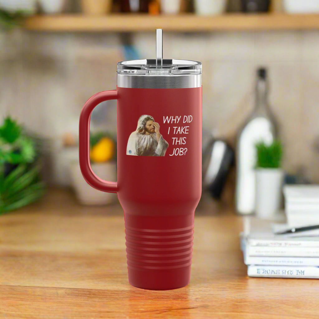 Why This Job Polar Camel Insulated Travel Mug, 40oz