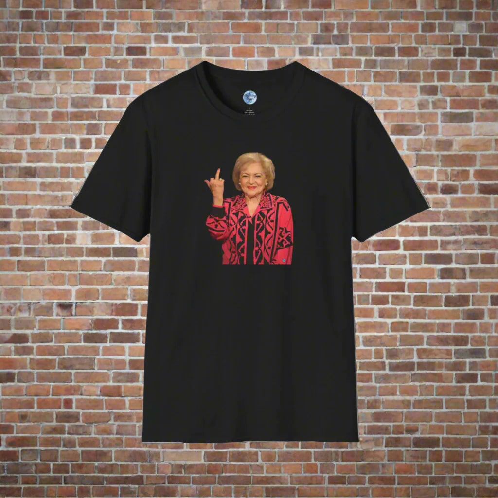 Betty White Middle Finger Men's T-Shirt