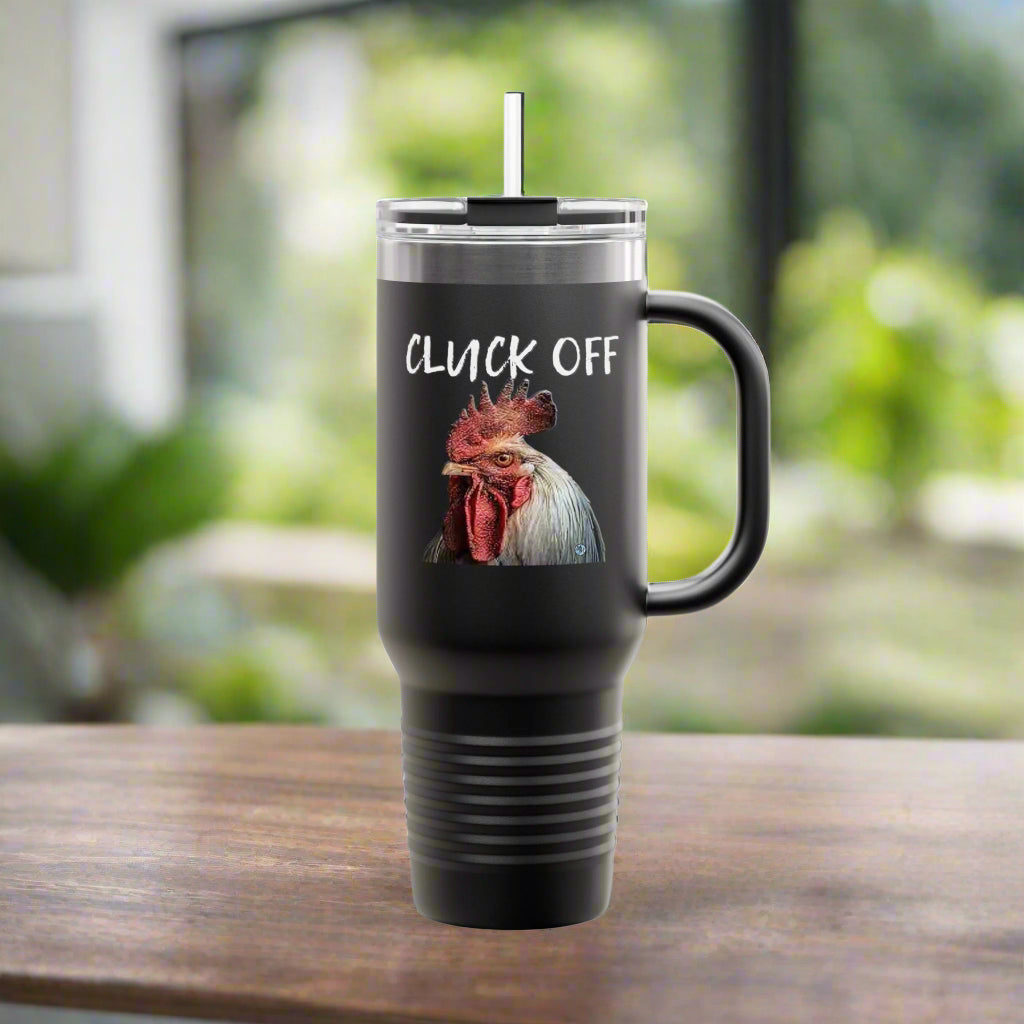 Cluck Off Polar Camel Insulated Travel Mug, 40oz