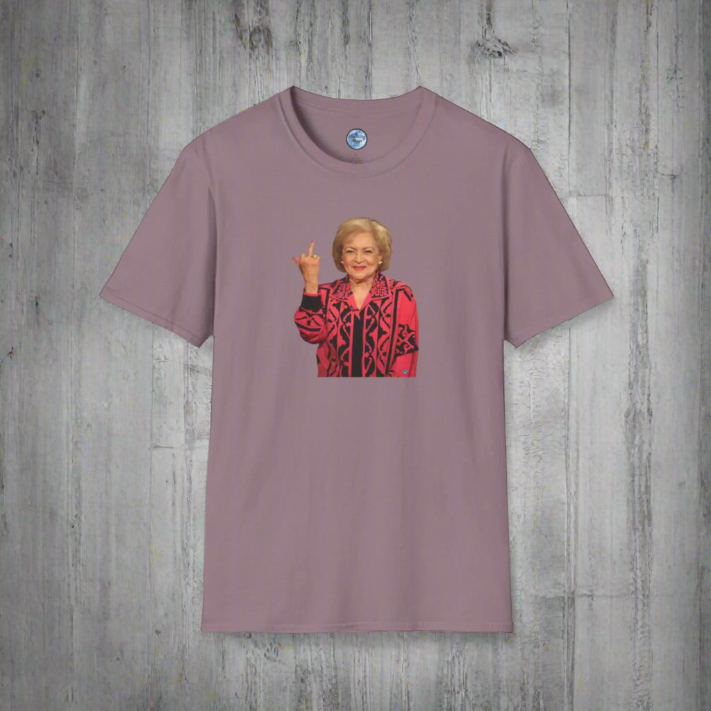 Betty White Middle Finger Women's T-Shirt