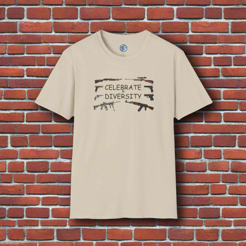 Celebrate Diversity - Guns Men's T-Shirt