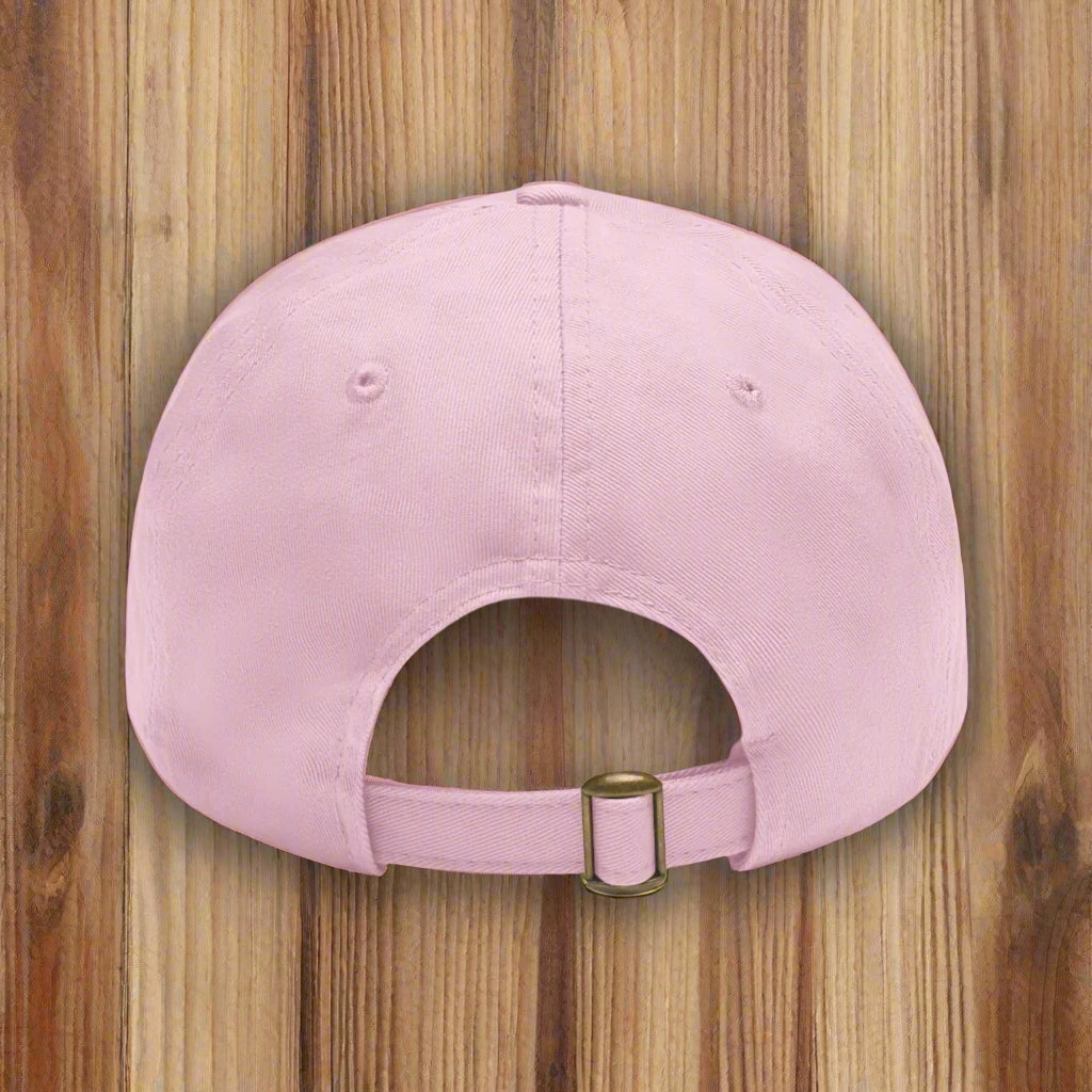 Sweet Pickle Dad Cap with Round Grey Leather Patch