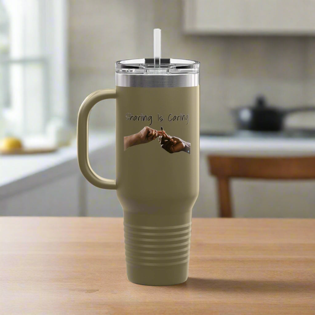 Sharing Is Caring 420 Polar Camel Insulated Travel Mug, 40oz