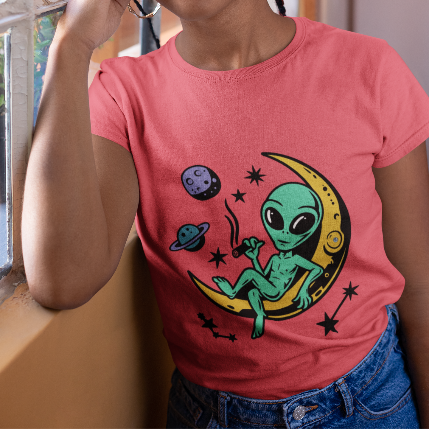 420 Alien Soft Style T-Shirt