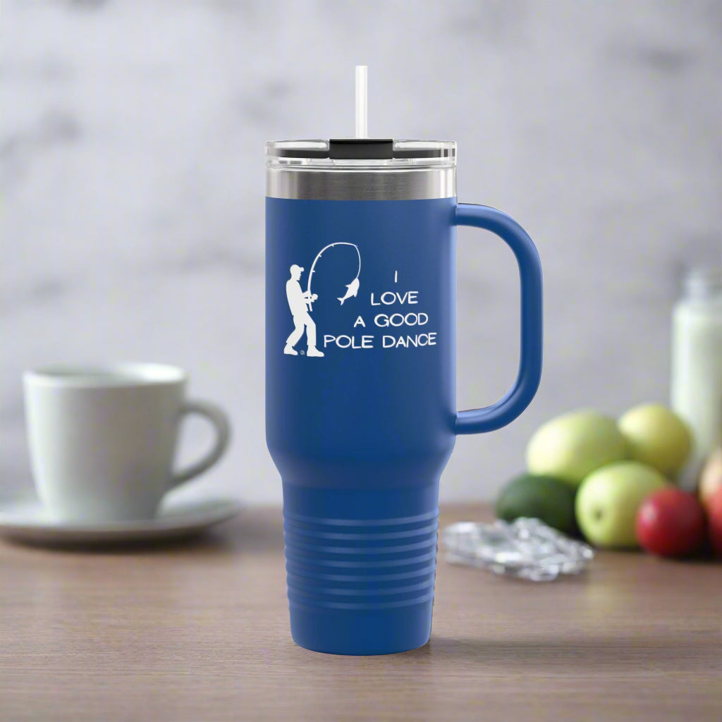 Pole Dance Polar Camel Insulated Travel Mug, 40oz